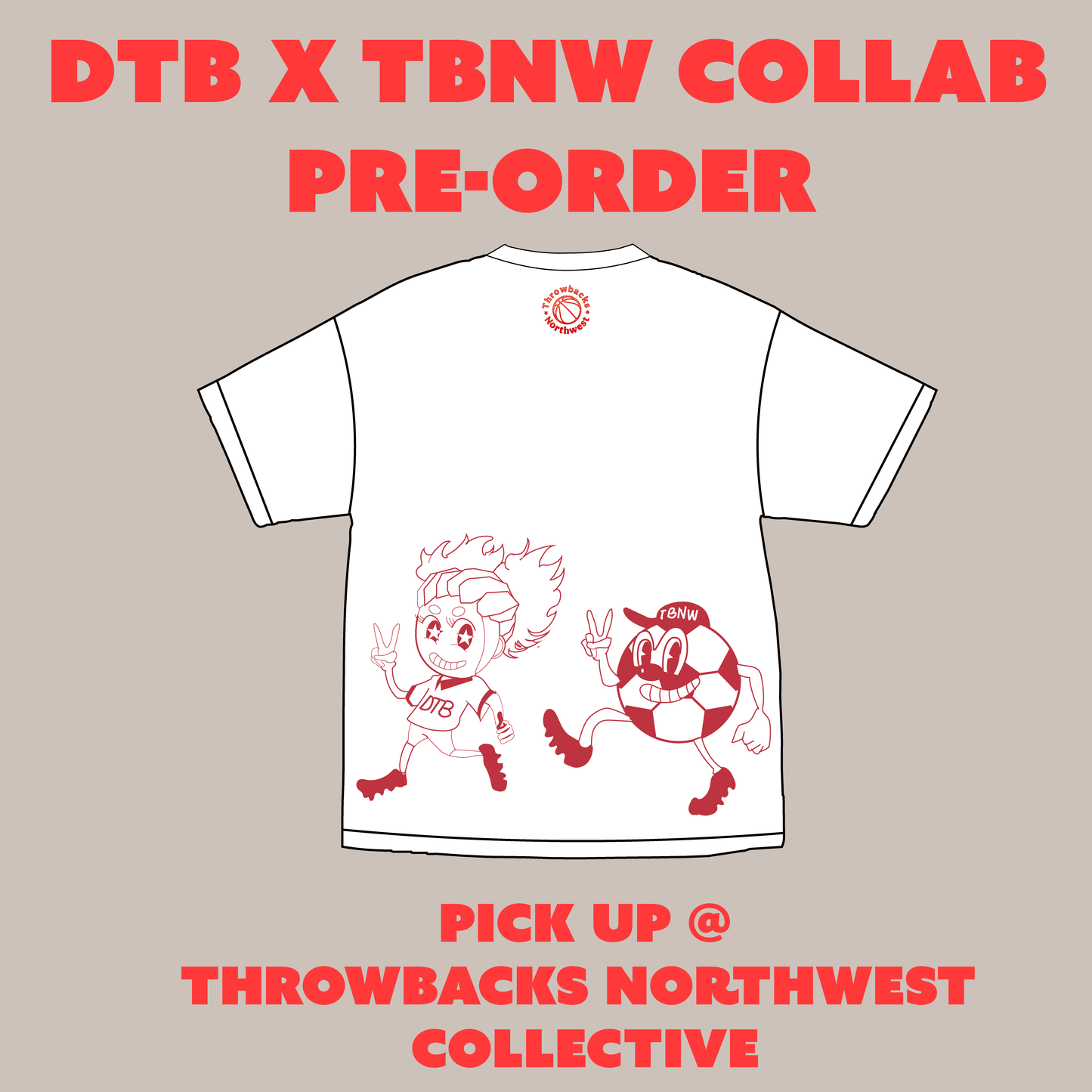 PREORDER Draw The Block x Throwbacks Northwest Collaboration Shirt
